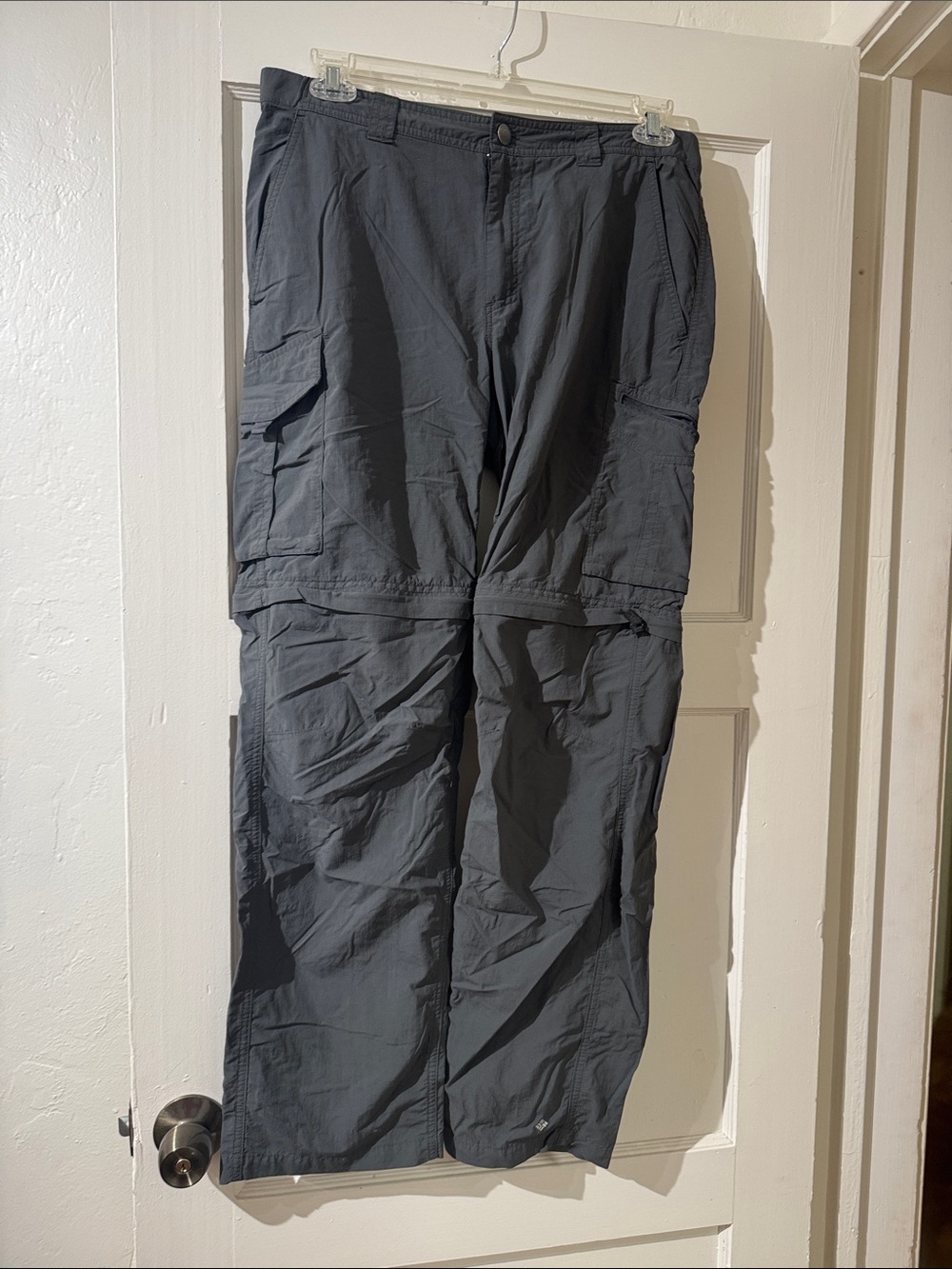 Columbia Men's Lightweight Convertible Cargo Pants - Charcoal